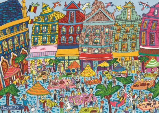 JUMBO Puzzle Grande-Place, Brusel 1000 dílků - obrázek 1