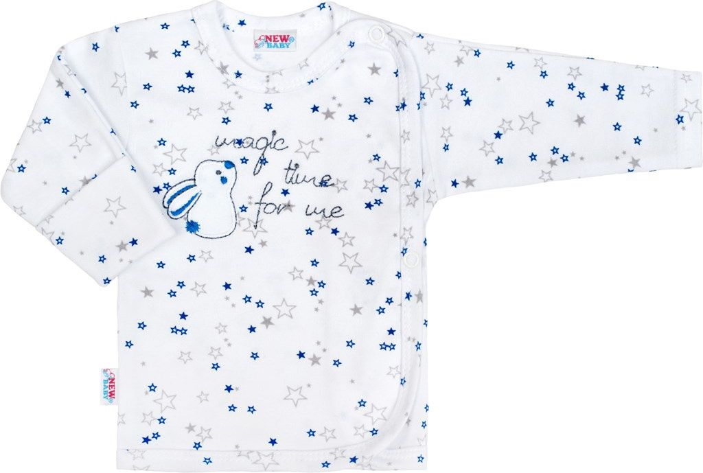 Kojenecká košilka New Baby Magic Star modrá 56 (0-3m) - obrázek 2