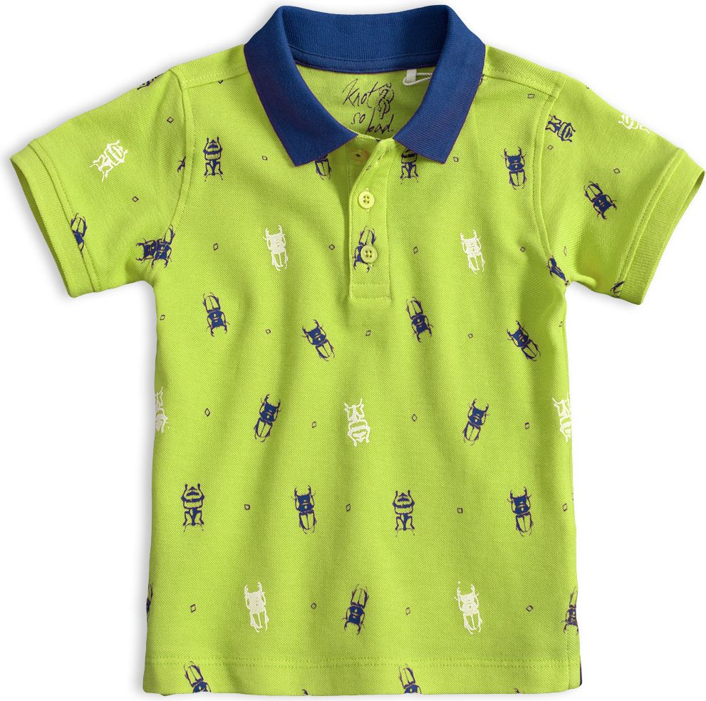 Chlapecké polo tričko KNOT SO BAD BUG zelené Velikost: 98 - obrázek 1