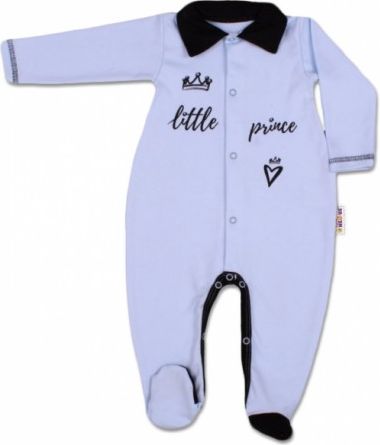Bavlněný overálek Little Prince - modrý, Velikost koj. oblečení 74 (6-9m) - obrázek 1