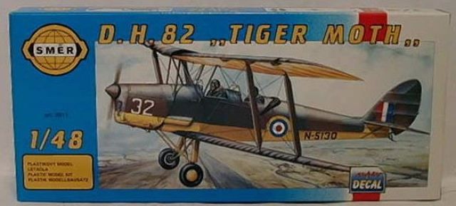 Model D.H. 82 Tiger Moth 1:48 - obrázek 1