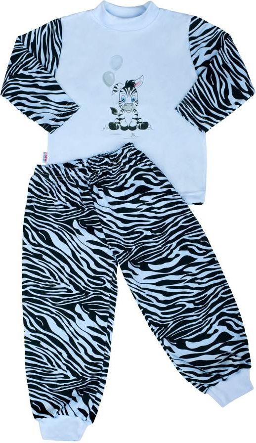 Dětské bavlněné pyžamo New Baby Zebra s balónkem modré 110 (4-5r) - obrázek 2