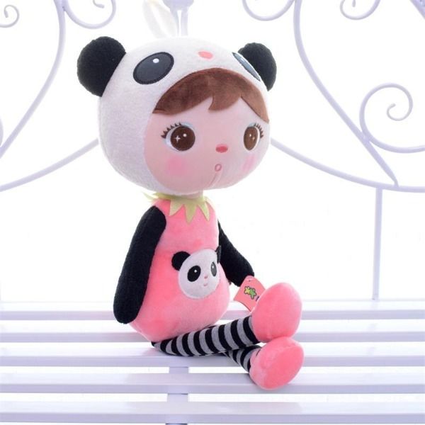 Metoo Hadrová panenka Metoo XL - medvídek Panda, 70cm - obrázek 2