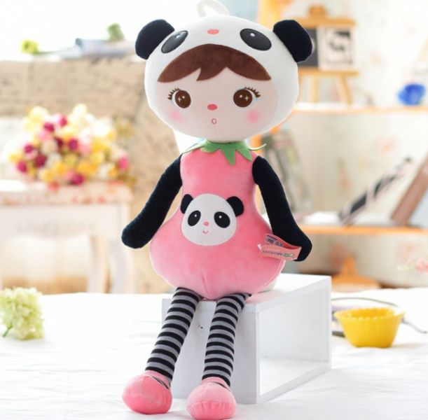Metoo Hadrová panenka Metoo XL - medvídek Panda, 70cm - obrázek 3