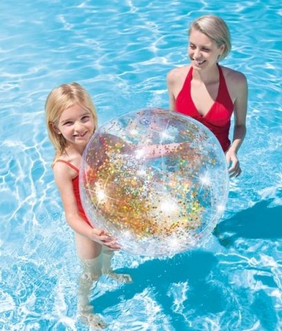 Intex 58070 Balón nafukovací flitrový 71cm - obrázek 3