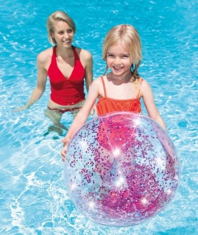 Intex 58070 Balón nafukovací flitrový 71cm - obrázek 4