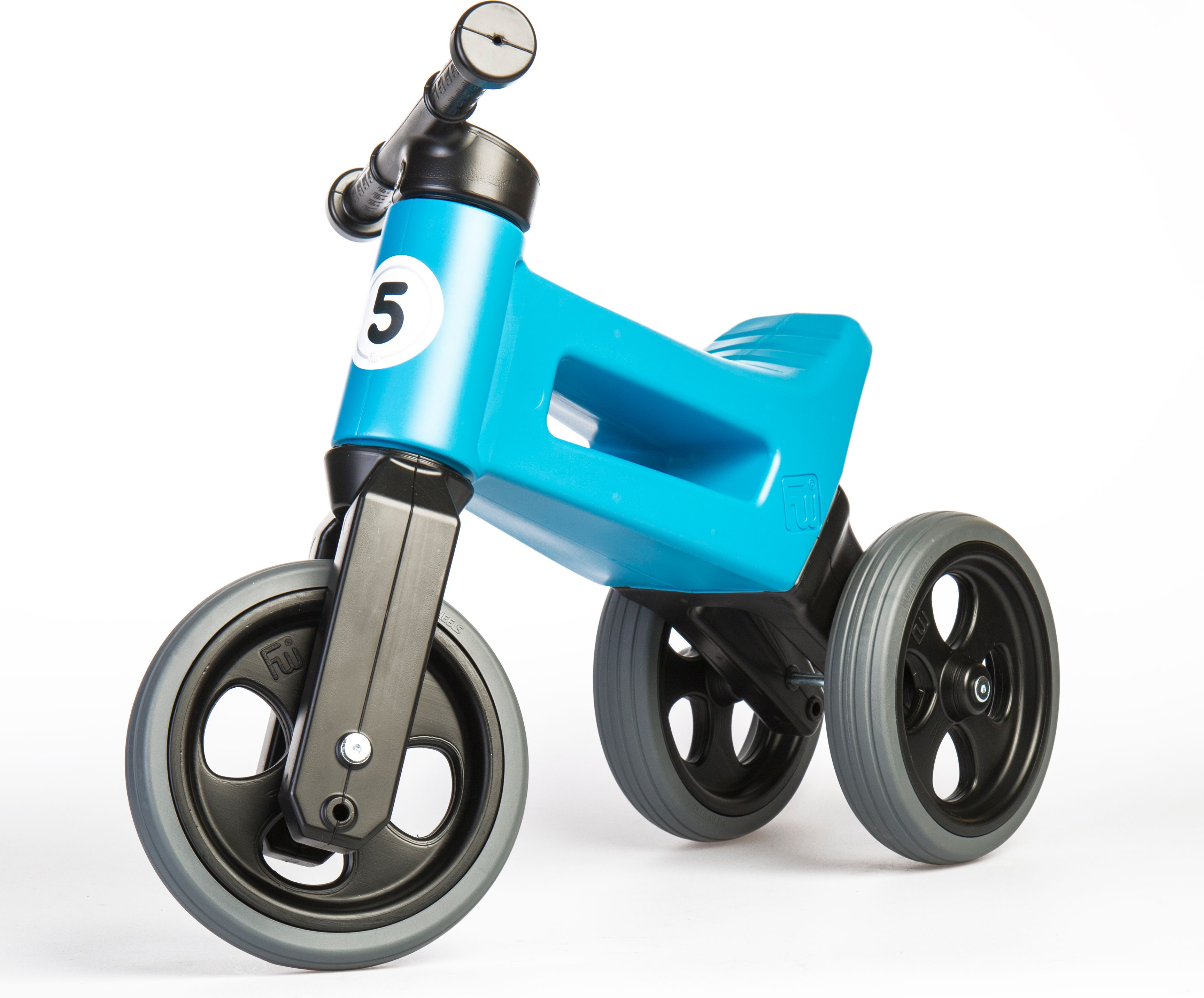 TEDDIES Odrážedlo FUNNY WHEELS NEW SPORT 2v1, nosnost 50kg 18m+, modré - obrázek 2