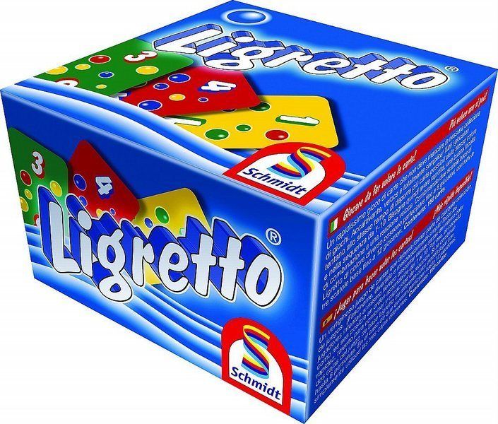 SCHMIDT Rodinná karetní hra Ligretto - modré - obrázek 1