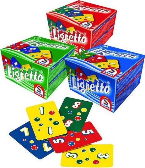 SCHMIDT Rodinná karetní hra Ligretto - modré - obrázek 3