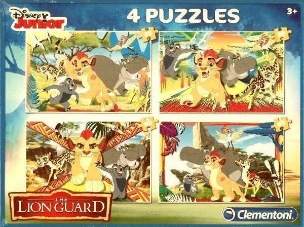 CLEMENTONI Puzzle Lví hlídka: Strážci v akci 4v1 (20,20,60,60 dílků) - obrázek 1