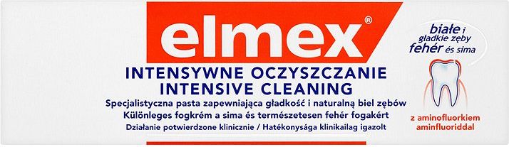 elmex Intensive Cleaning Zubní pasta s aminfluoridem  50 ml - obrázek 1