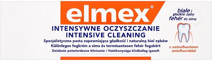 elmex Intensive Cleaning Zubní pasta s aminfluoridem  50 ml - obrázek 2