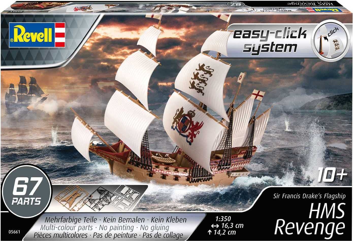 REVELL EasyClick loď 05661 - HMS Revenge (1:350) - obrázek 3