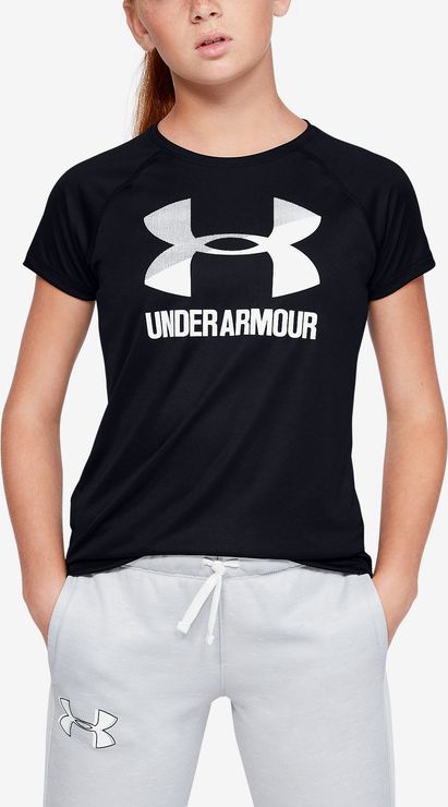 Triko dětské Under Armour | Černá | Dívčí | M - obrázek 1