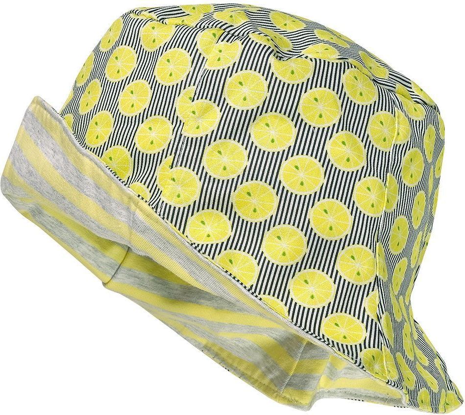 Maximo Kids Girl Hat Reversible - hellgelb-navy-zitrone 51 - obrázek 1