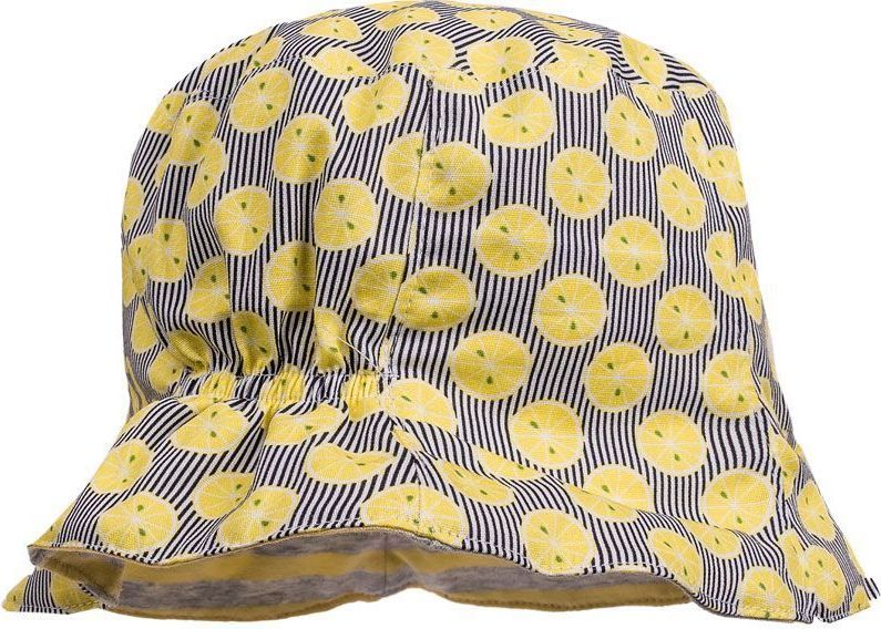 Maximo Kids Girl Hat Reversible - hellgelb-navy-zitrone 51 - obrázek 2