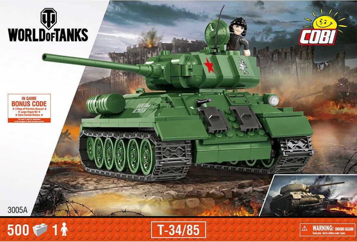 Cobi Malá armáda 3005A World of Tanks T-34-85 - obrázek 1