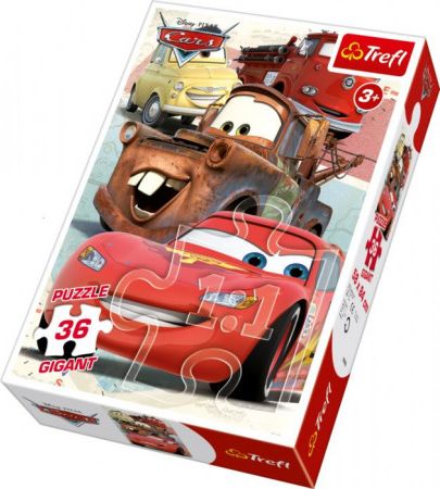 TREFL Puzzle Auta GIGANT 36 dílků - obrázek 1