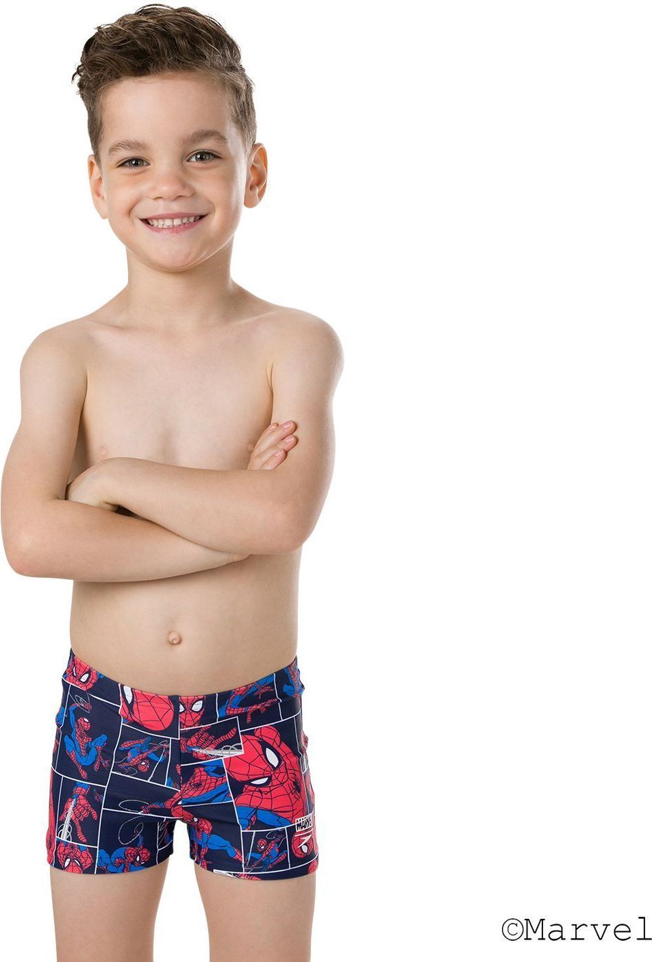 Speedo Marvel Spider-Man Aquashort - navy/red 110 - obrázek 2