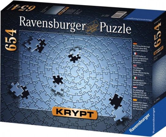 RAVENSBURGER Puzzle KRYPT (barva stříbrná) 654 dílků - obrázek 1