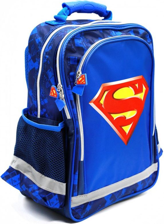 Setino · Školní anatomický batoh Superman - 37 x 29 x 13 cm - obrázek 2