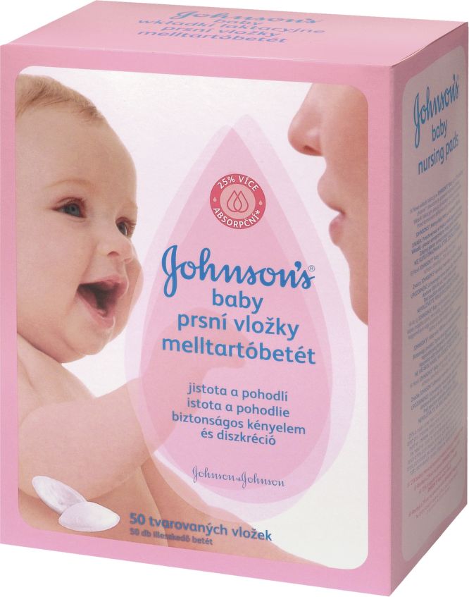 JOHNSONS prsní vložky 50 ks - obrázek 1