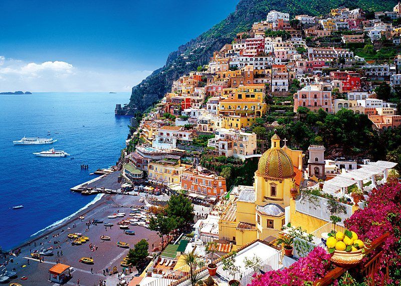TREFL Puzzle Město Positano 500 dílků - obrázek 1