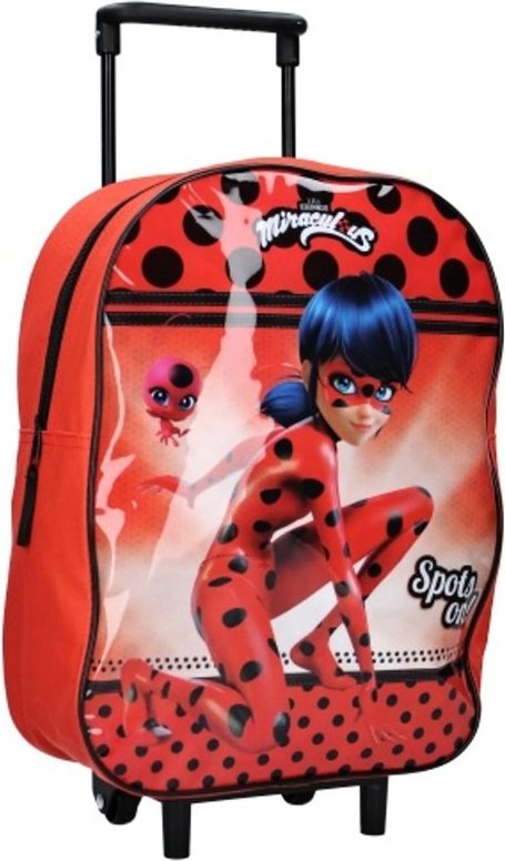 Vadobag · Dětský cestovní kufr na kolečkách Kouzelná beruška - Miraculous Ladybug - 15L - obrázek 1