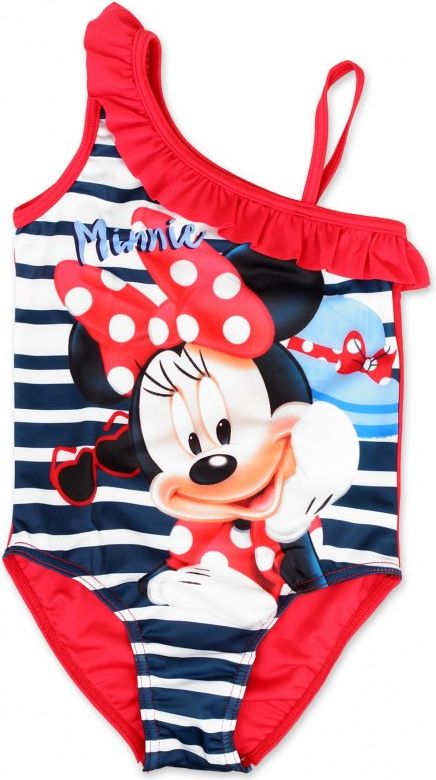 Setino · Dívčí jednodílné plavky Minnie Mouse - Disney - červené EU 104 - obrázek 1
