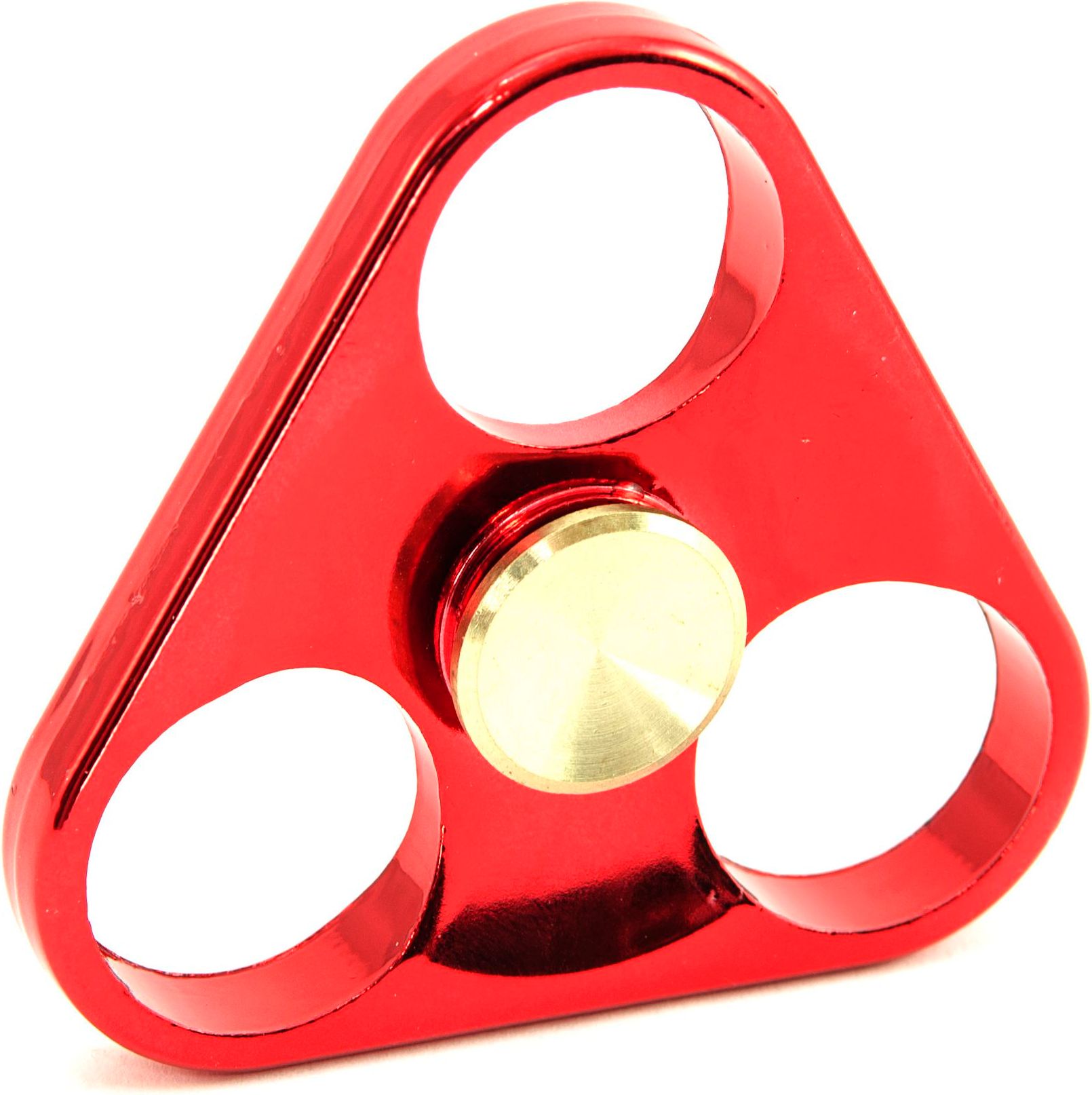Kovový Hand Spinner 6,5 cm typ spinneru: červený trojúhelník - obrázek 1