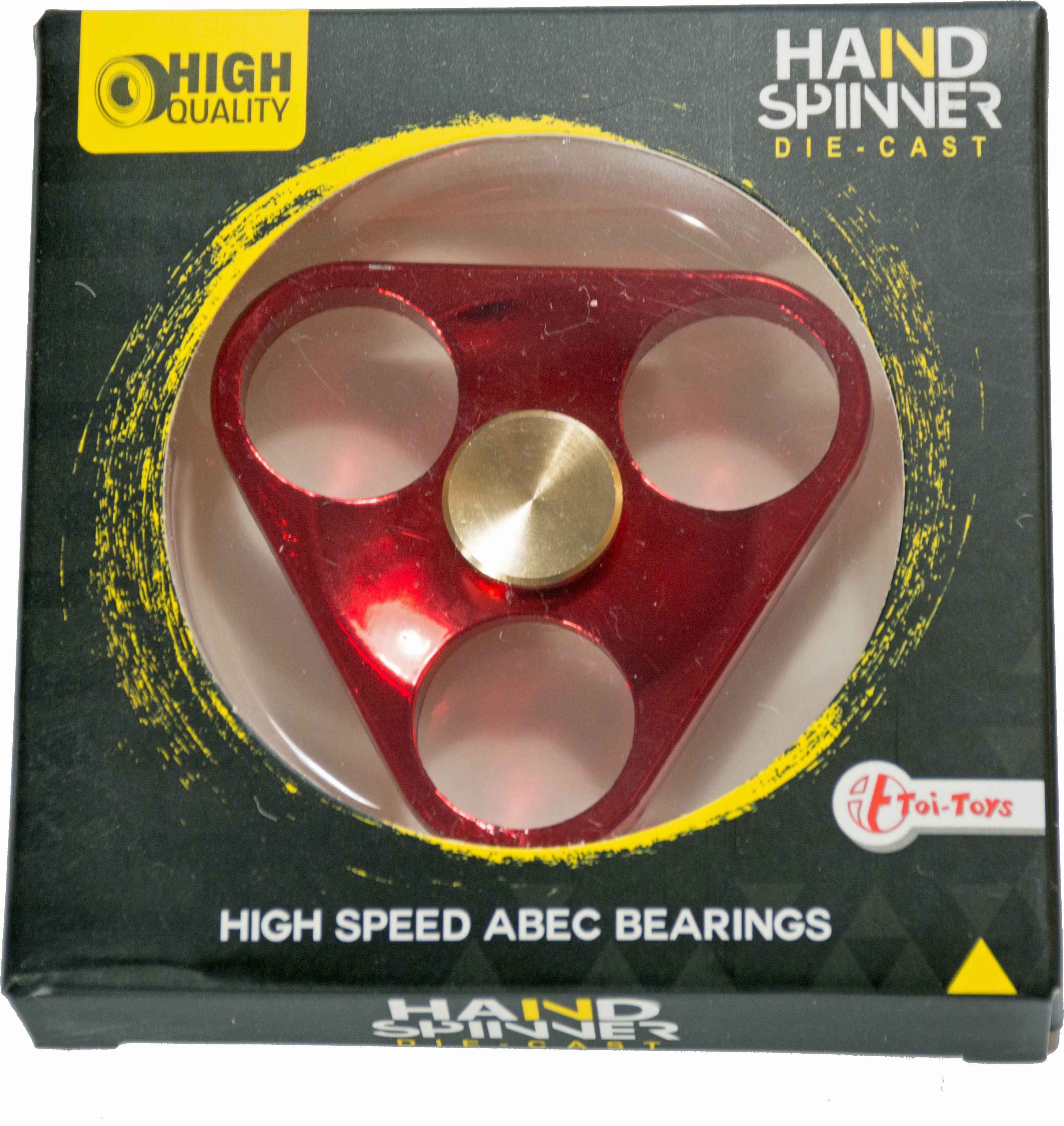 Kovový Hand Spinner 6,5 cm typ spinneru: červený trojúhelník - obrázek 5
