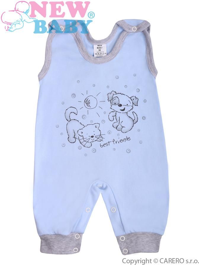 Kojenecké dupačky New Baby Kamarádi modré 80 (9-12m) - obrázek 1
