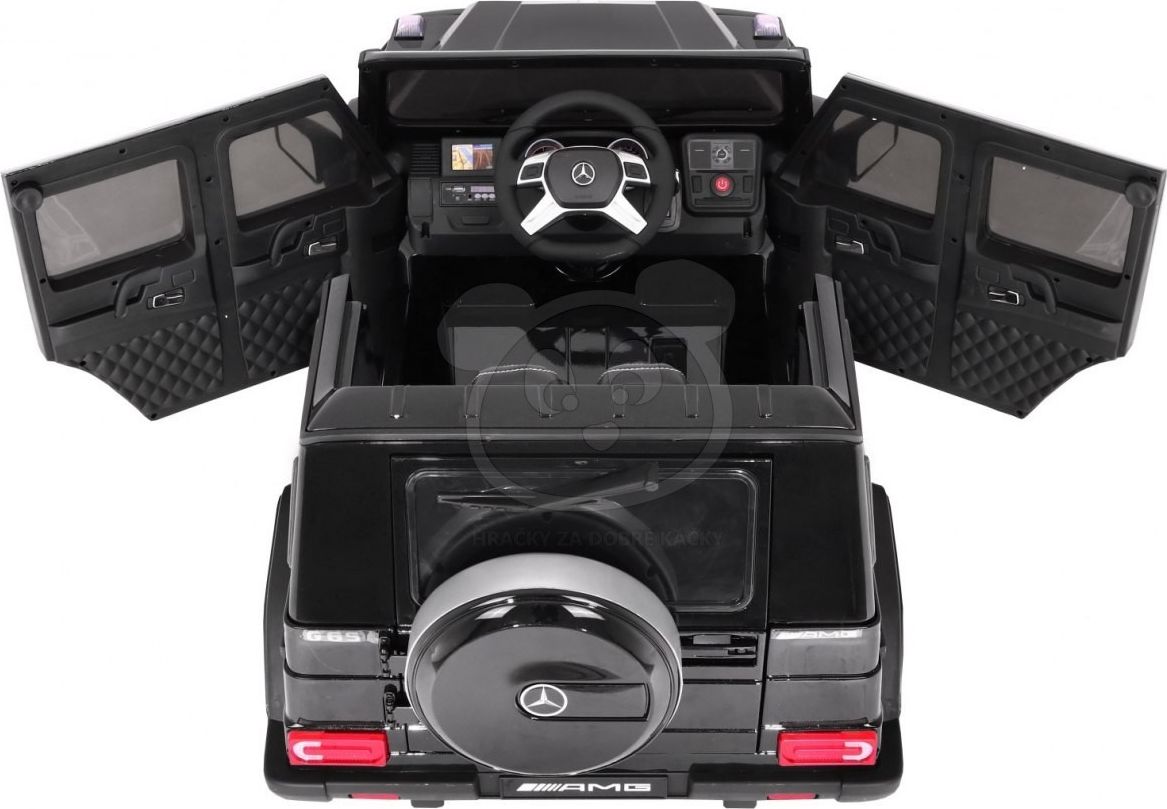 Dětské elektrické autíčko Mercedes G65, LAK - červené - obrázek 13