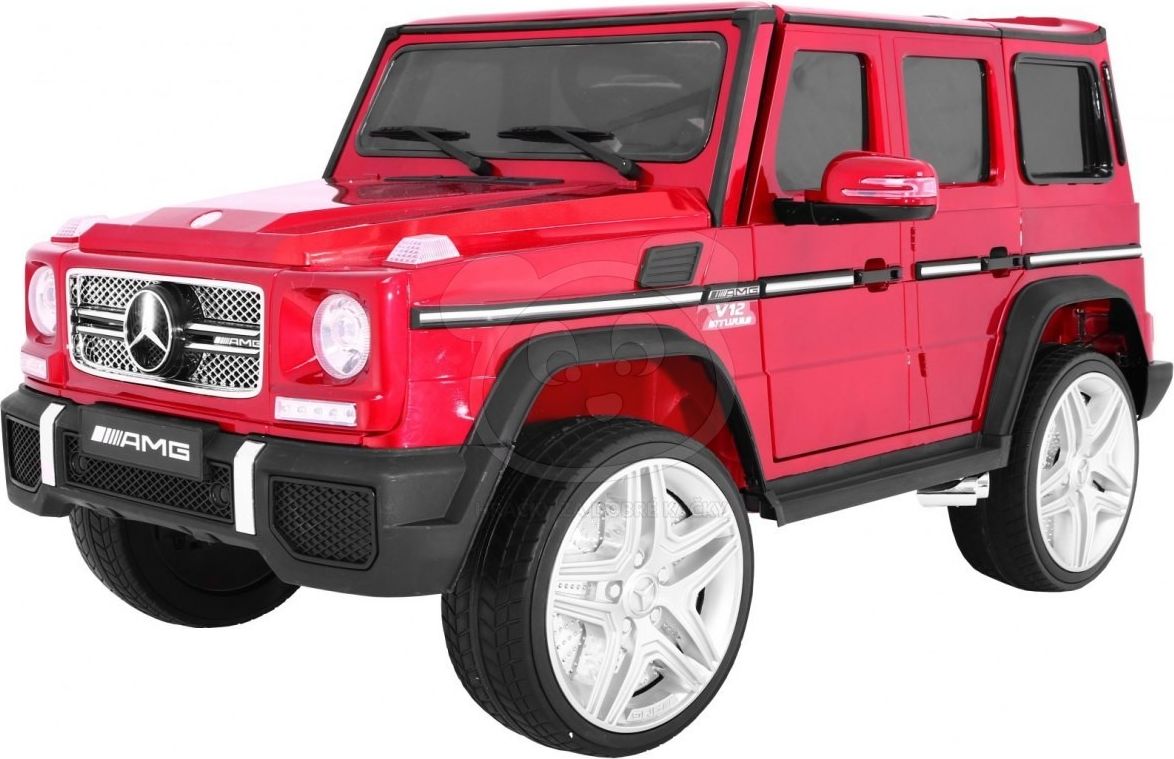 Dětské elektrické autíčko Mercedes G65, LAK - červené - obrázek 20