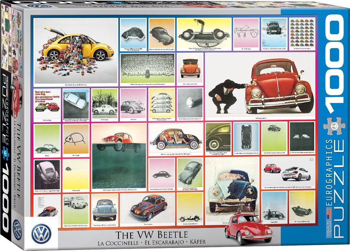 EUROGRAPHICS Puzzle Volkswagen Brouk 1000 dílků - obrázek 1