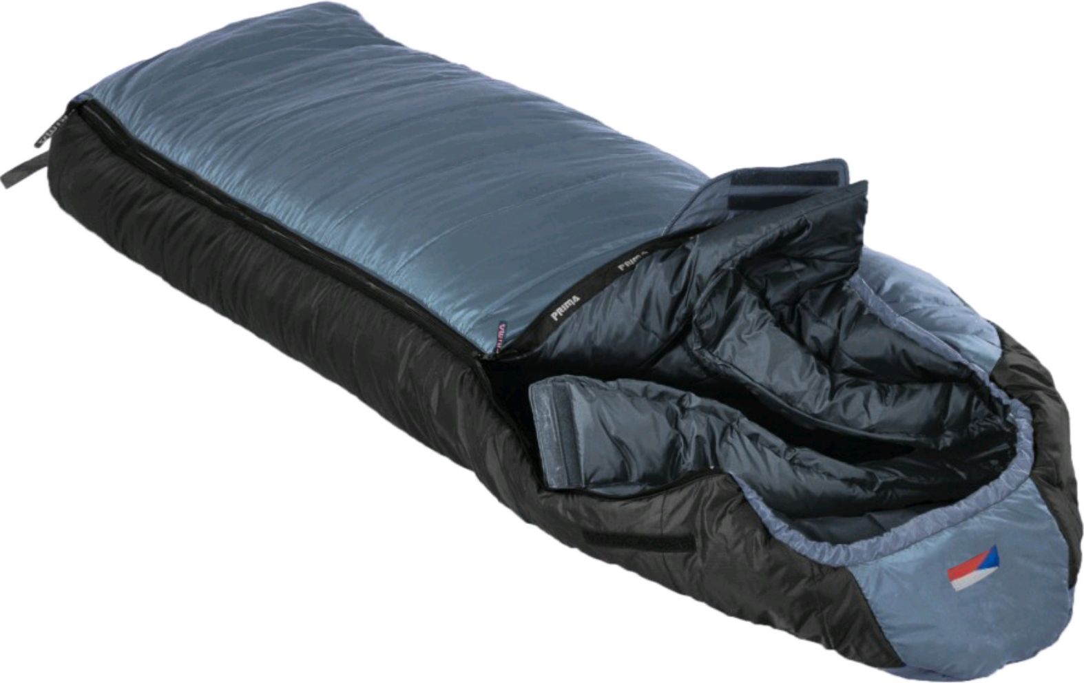 Spací pytel PRIMA Everest 230 Comfortable šedý - levý zip - obrázek 1
