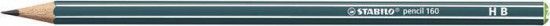 Grafitová tužka "Pencil 160", petrolejová, HB, šestihranná, STABILO - obrázek 1