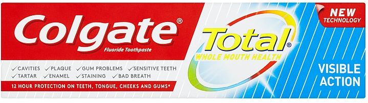 Colgate Total visible action zubní pasta 75 ml - obrázek 1