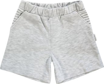 Kojenecké bavlněné kalhotky, kraťásky Mamatti Gentleman - šedé, vel. 104 - obrázek 1