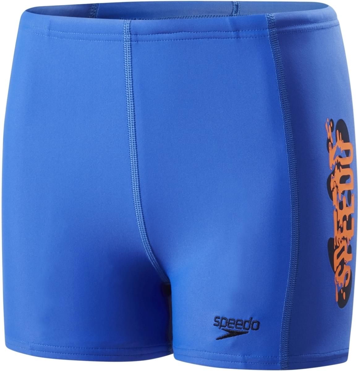 Speedo Electric Spritz Allover Panel Jammer - amparo blue/navy/fluo orange 140 - obrázek 1