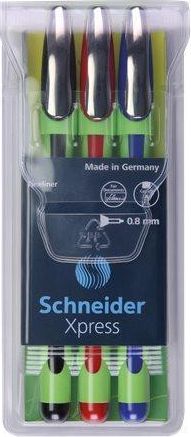 Liner "Xpress", mix barev, 0,8mm, SCHNEIDER, set 3 ks - obrázek 1