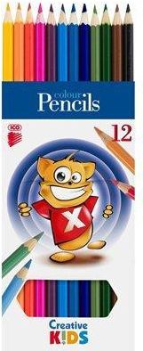 Barevné pastelky "Creative Kids", 12ks, ICO, set 12 ks - obrázek 1