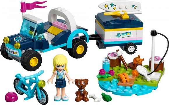 Lego Stephanie a bugina s přívěsem - obrázek 1