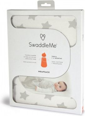 Summer Infant SwaddleMe Spací vak šedé hvězdy - obrázek 1