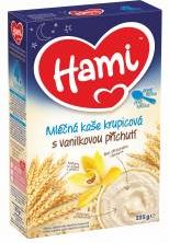 Hami Kaše na dobrou noc krupicová 4M s vanilkovou příchutí 225 g - obrázek 1