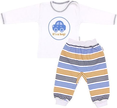 Mamatti Mamatti Bavlněné pyžamko Boy, vel. 80 80 (9-12m) - obrázek 2