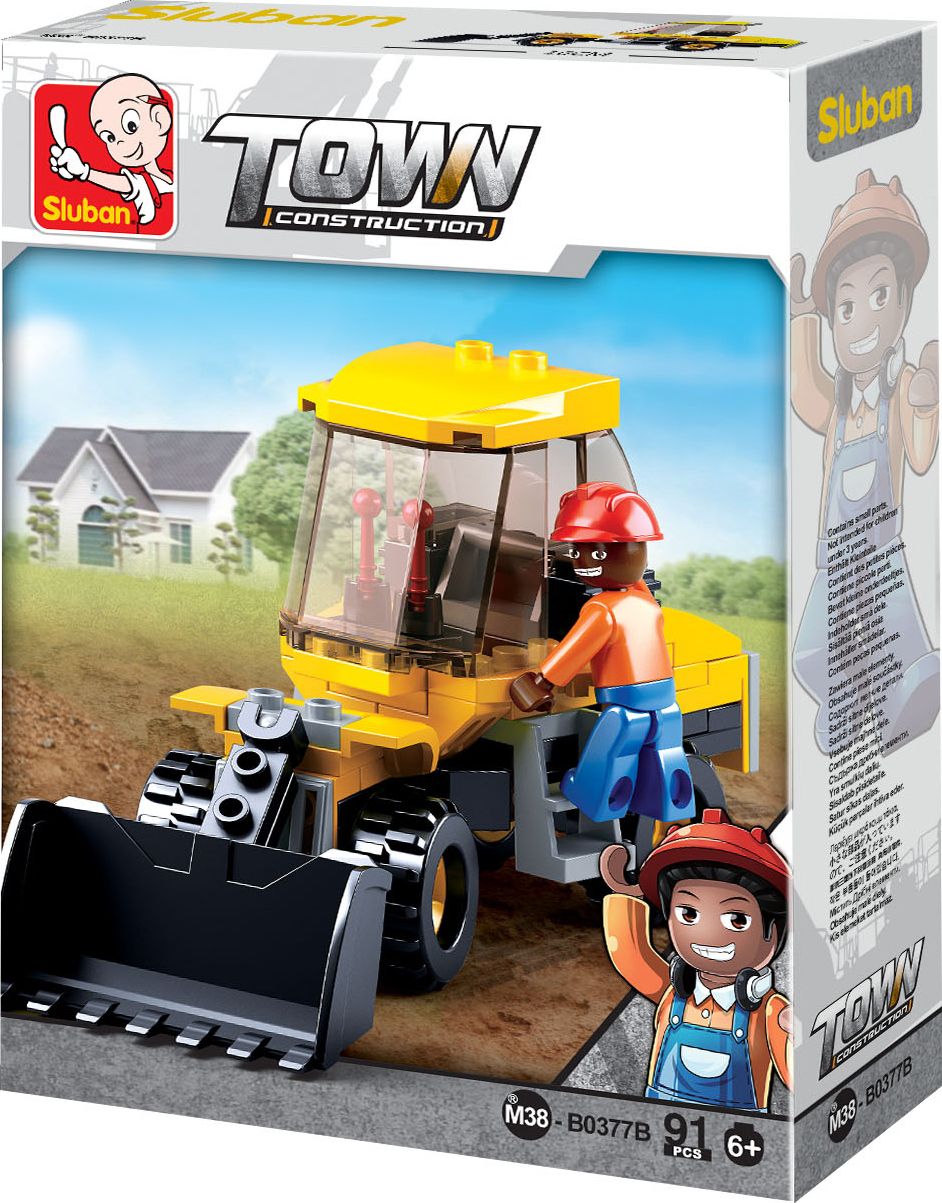 Sluban Town Stavitelé M38-B0377B Malý Bagr / nakládač - obrázek 2