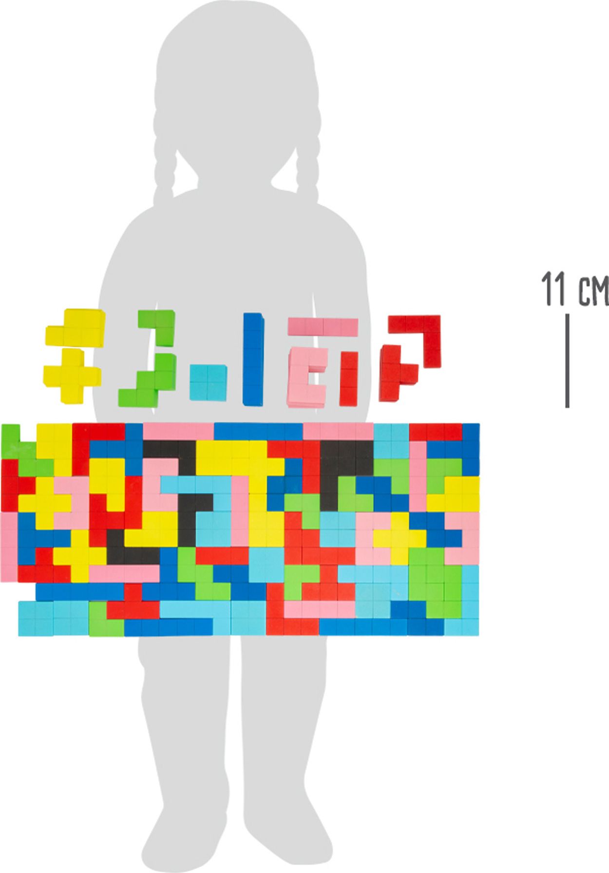 SMALL FOOT BY LEGLER Small Foot Dřevěný tetris - obrázek 4