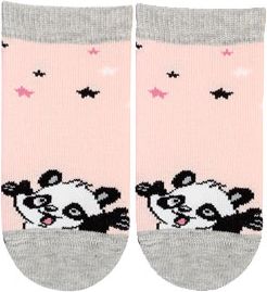 Dívčí kojenecké ponožky GATTA PANDA růžové Velikost: 15-17 - obrázek 1