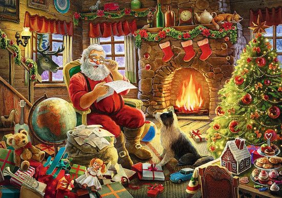 TREFL Puzzle Odpočinek u krbu 1000 dílků - obrázek 1